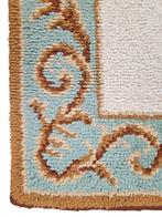 Handgemaakt vintage oosters wol Smyrna tapijt Retro 68x135cm, 100 tot 150 cm, Onbekend, Rechthoekig, Gebruikt