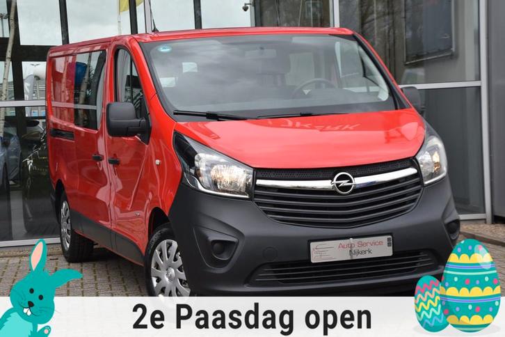 Opel Vivaro 1.6 CDTI L2H1 DC Edition EcoFlex Airco Nav. Led, Auto's, Bestelauto's, Bedrijf, Te koop, ABS, Airbags, Airconditioning