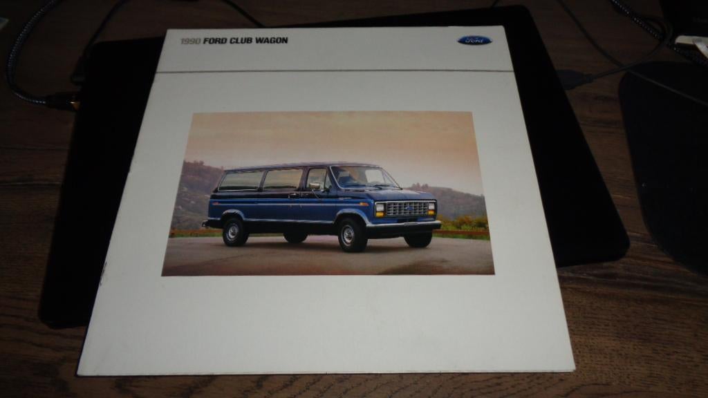 USA Folder  FORD CLUB WAGON   1990, Verzenden, Nieuw, Ford