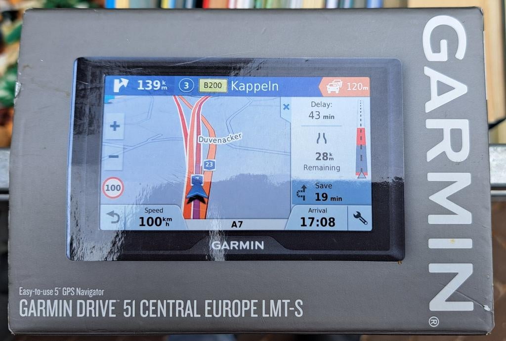 Garmin Drive 51 LMT-S GPS Navigator - Centraal Europa, Ophalen of Verzenden, Gebruikt