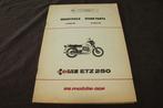 MZ ETZ250 1986 motorrad ersazttiel liste parts list, Motoren, Ophalen of Verzenden, Overige merken