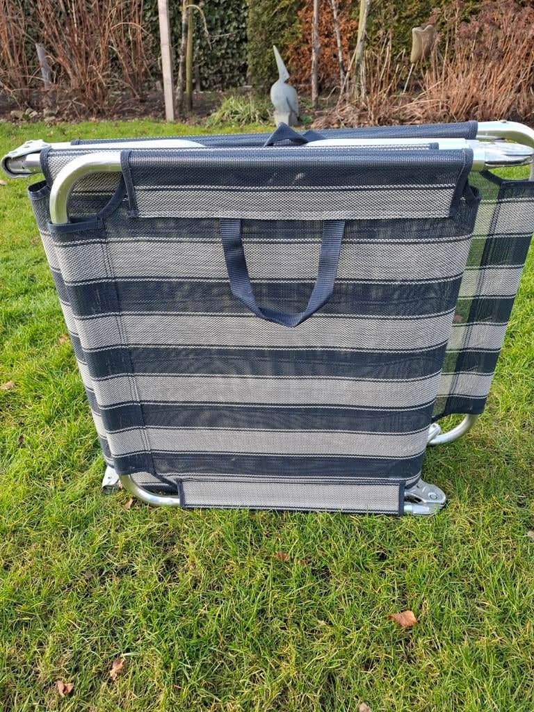 Opvouwbaar stretcher / ligbed voor camping of tuin, Ophalen of Verzenden, Gebruikt, Overige