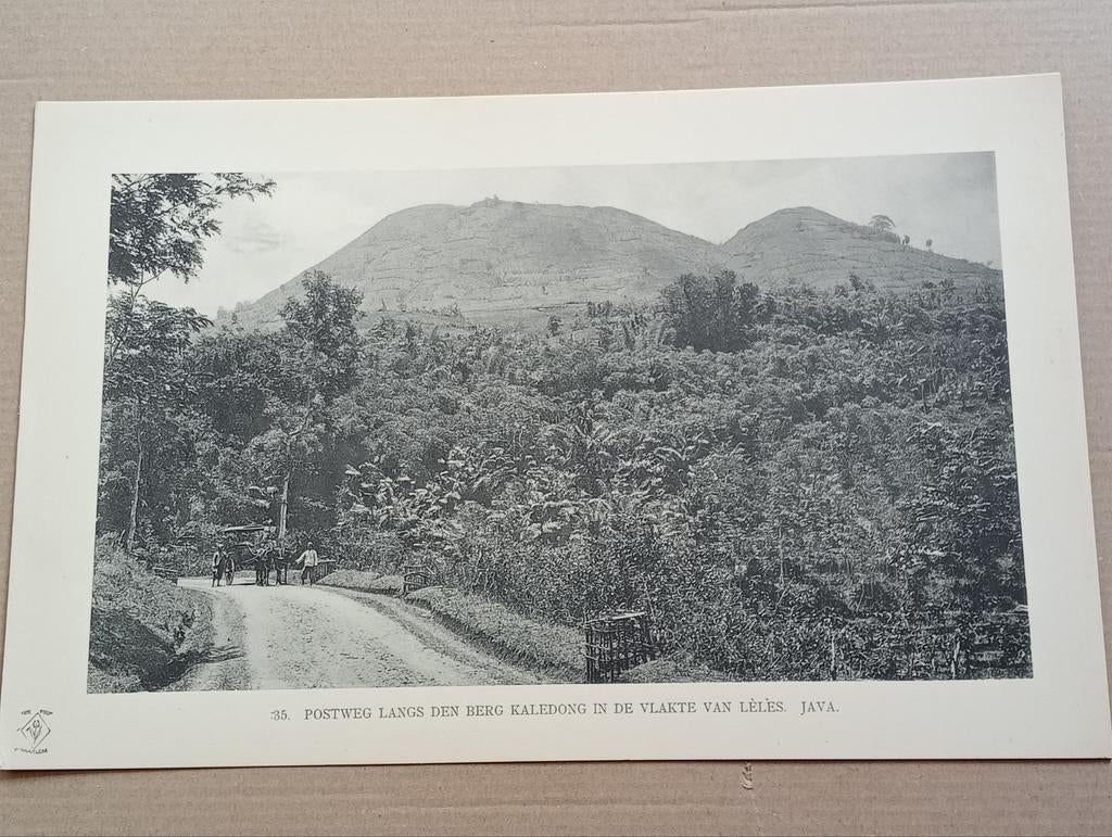 Foto gravure Nederlands Indië Indonesië Java 1910, Verzamelen, Ophalen of Verzenden, Voor 1940, Zo goed als nieuw, Buitenland