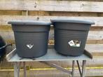 2x Elho Plantenpot 30L, Ø45cm, Zwart - Nieuw, Tuin en Terras, Bloembakken en Plantenbakken, Kunststof, Rond, Nieuw, Ophalen of Verzenden