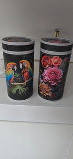 Puzzels in koker - Papegaaien en Bloemen, Ophalen of Verzenden, 500 t/m 1500 stukjes, Gebruikt, Legpuzzel