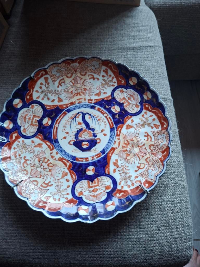 Handbeschilderd Japans Imari porselein - Diverse borden, Antiek en Kunst, Ophalen of Verzenden