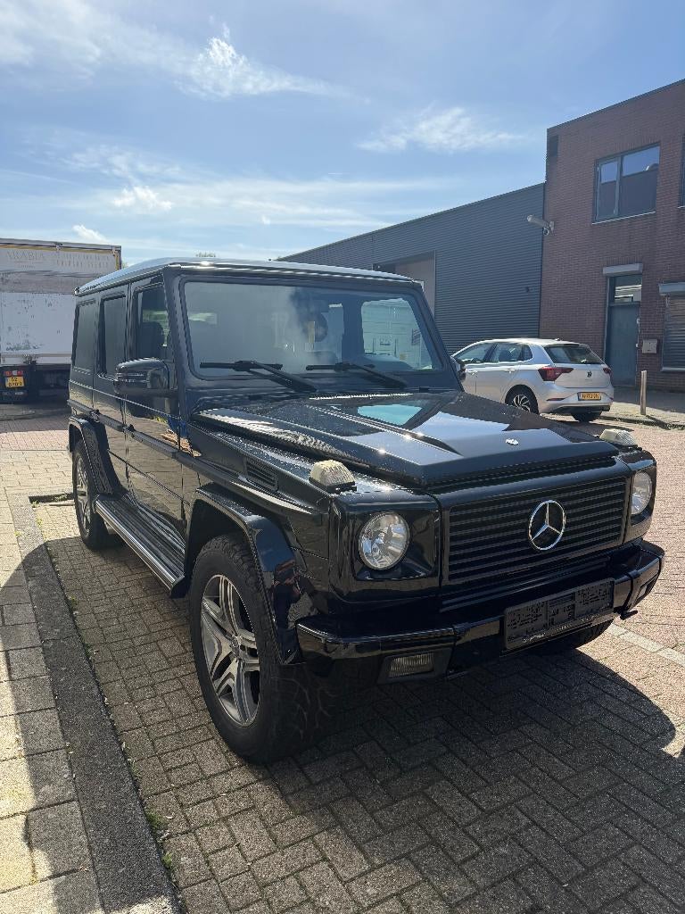 Mercedes G-Klasse 300GD Turbo bj 1986 APK tot april 2028, Auto's, Zwart, G-Klasse, Zwart, Leder