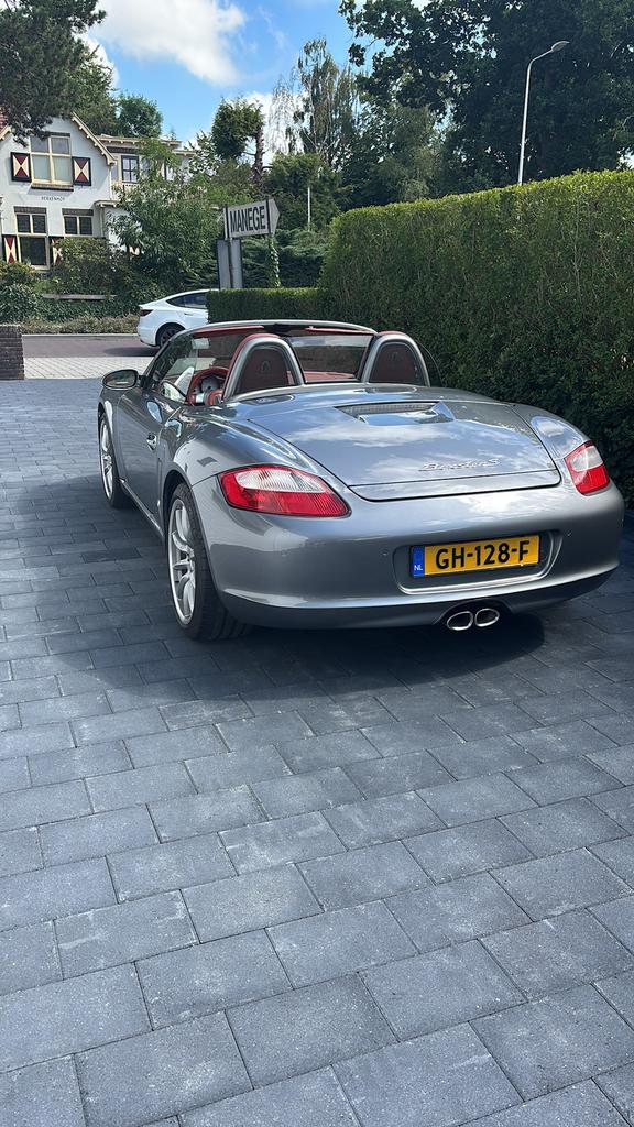 Porsche Boxster 3.2 S 2006 Grijs, Auto's, Porsche, Achterwielaandrijving, Cabriolet, Automatische klimaatregeling, Overige kleuren