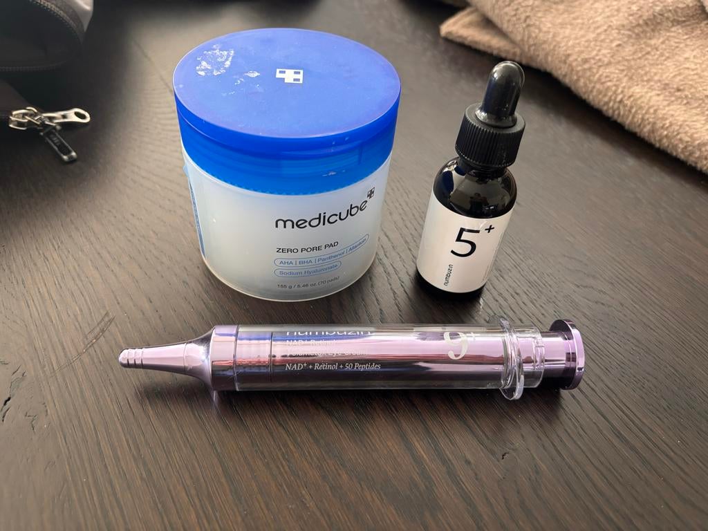 Medicube, Numbuzin Korean Skincare  (3 items), Ophalen of Verzenden, Zo goed als nieuw, Gehele gezicht, Verzorging