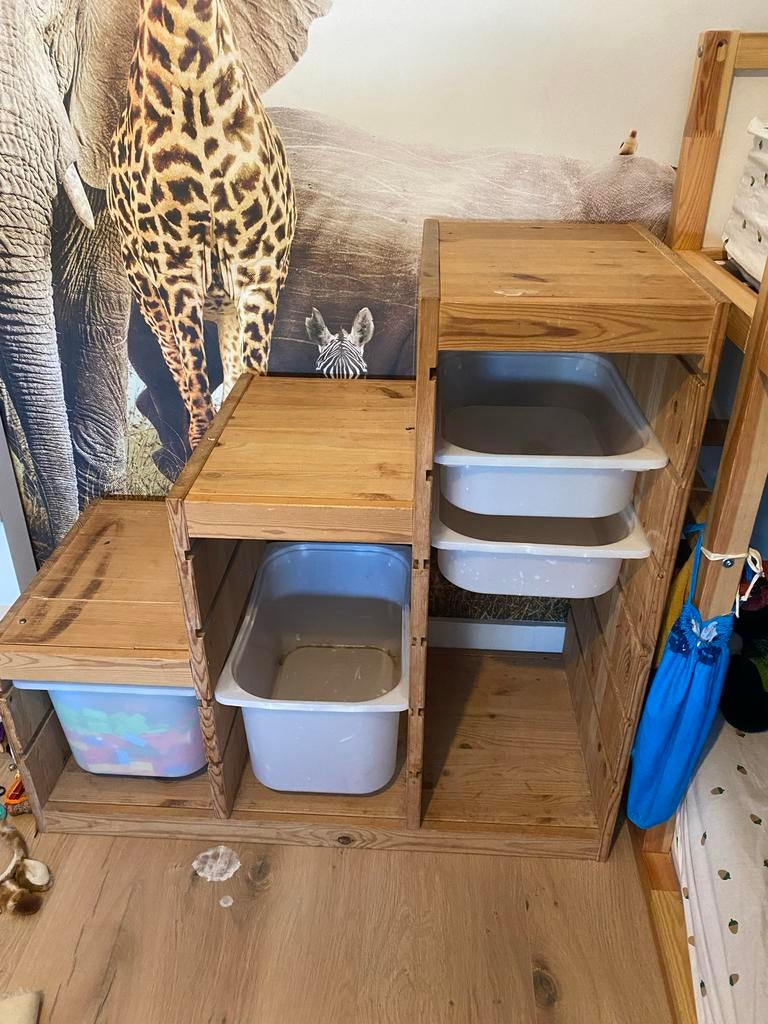 Ikea Trofast kast inclusief bakken, Ophalen, Gebruikt