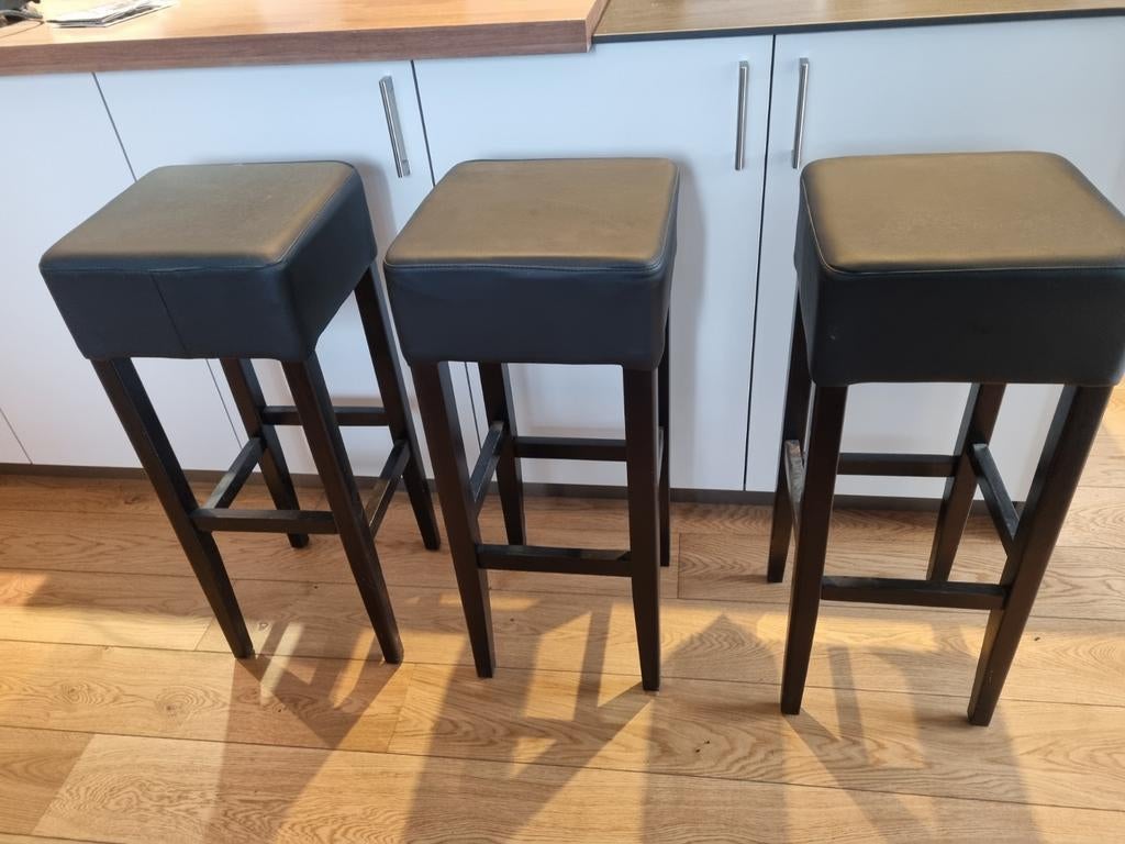 Barkrukken Sediamo Cuba zwart, 2 krukken, Ophalen, 60 tot 90 cm