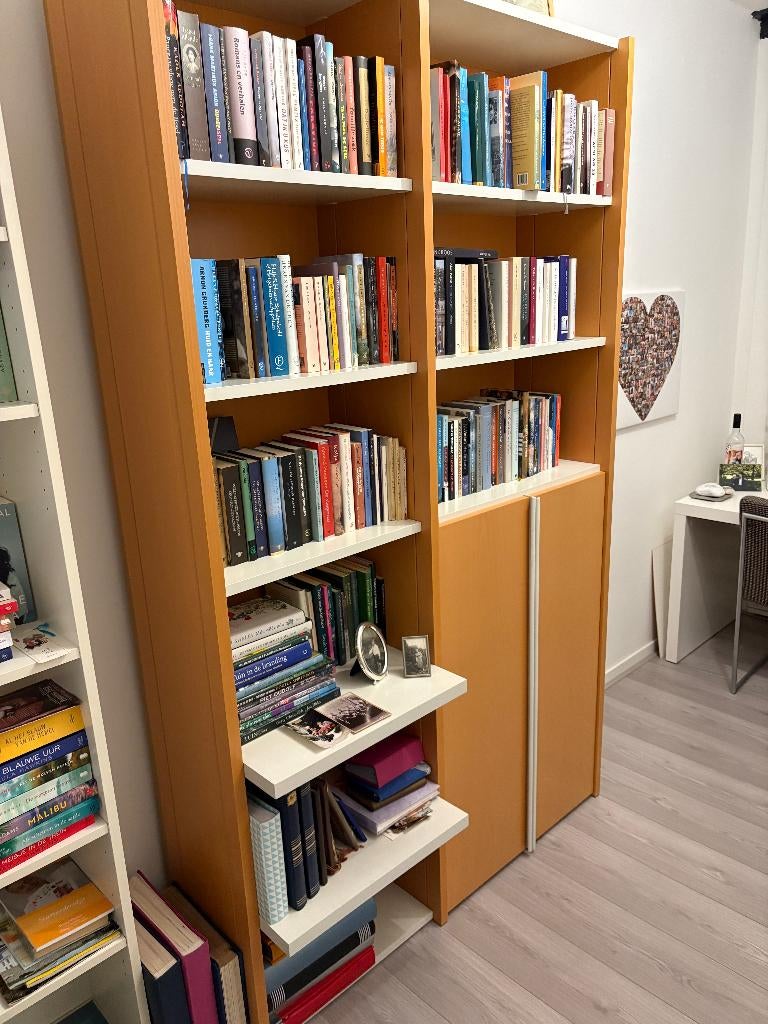 boekenkast, Huis en Inrichting, Kasten | Boekenkasten, Ophalen, Met plank(en), Gebruikt, 50 tot 100 cm