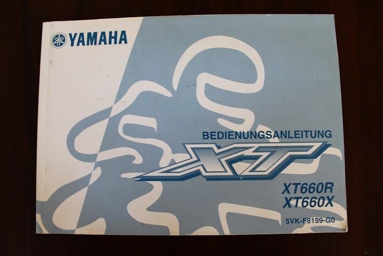 Yamaha XT660 R X 2004 motorrad bedienungs anleitung XT660r, Motoren, Handleidingen en Instructieboekjes, Ophalen of Verzenden