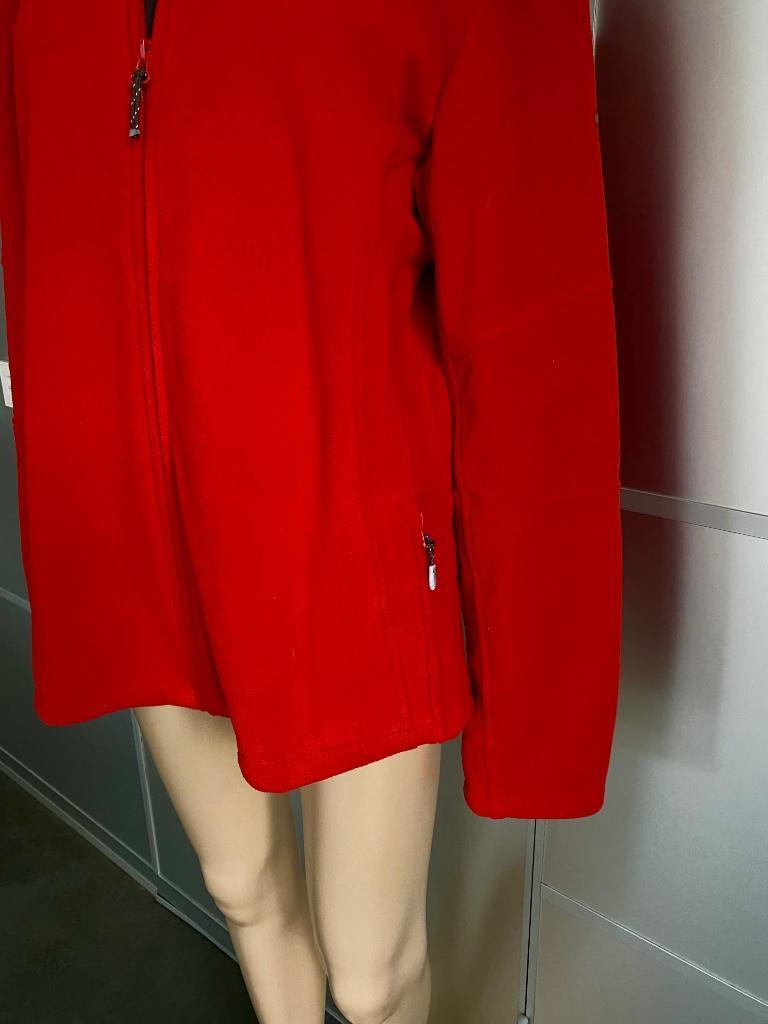 J82 Trail maat 44=L fleece vest jack jasje rood, Trail, Maat 42/44 (L), Ophalen of Verzenden, Zo goed als nieuw