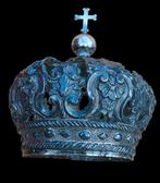 Antiek 18e eeuws Zilveren Kroon Heilige Madonna, Verzenden