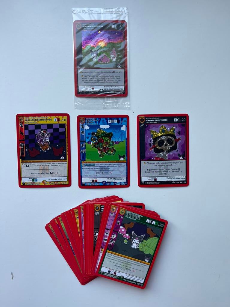 Diverse MetaZoo Kuromi cryptid carnival kaarten, Hobby en Vrije tijd, Ophalen of Verzenden, Nieuw, Meerdere kaarten