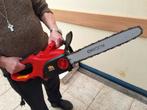 Elektrische kettingzaag Topcraft, Tuin en Terras, Ophalen, Gebruikt