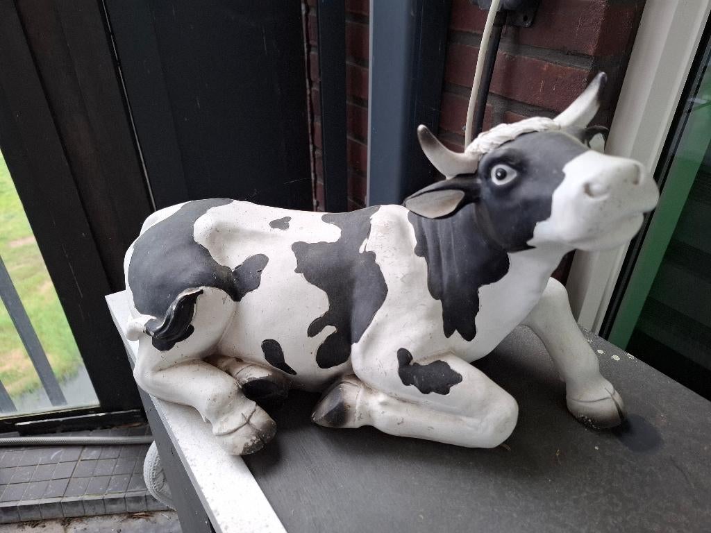Tuindecoratie koe, Ophalen, Gebruikt, Overige materialen, Dierenbeeld
