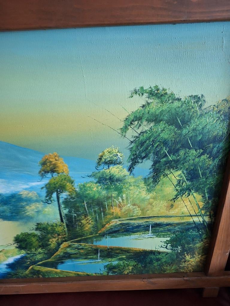 Schilderij Indisch, Ophalen