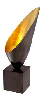 Nieuw - Tafellamp Eichholtz Grotto Gunmetal Finish, Ophalen, Nieuw, Metaal, 50 tot 75 cm