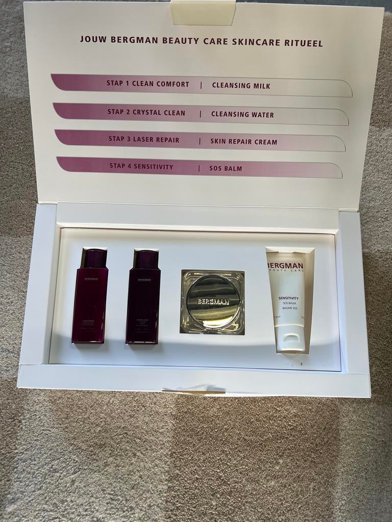 Bergman Beauty Care Skincare Ritueel Set - 4 stappen, Sieraden, Tassen en Uiterlijk, Uiterlijk | Gezichtsverzorging, Gehele gezicht