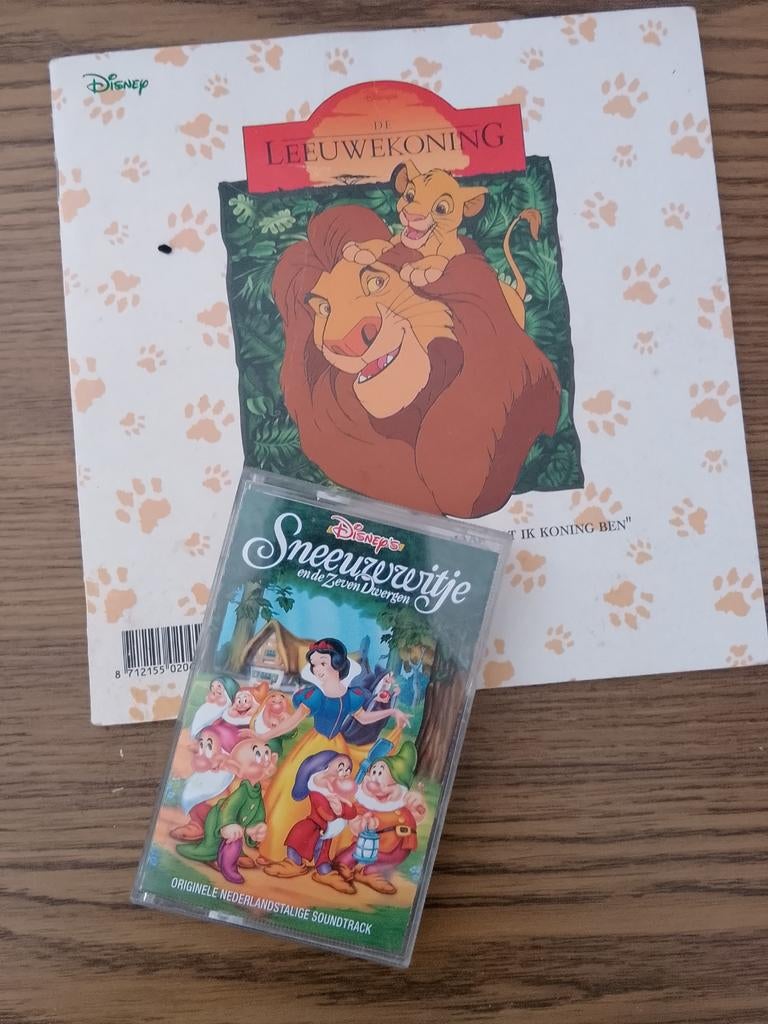Disney Sneeuwwitje cassettebandje, Cd's en Dvd's, Cassettebandjes, Ophalen of Verzenden, Zo goed als nieuw, 1 bandje, Origineel