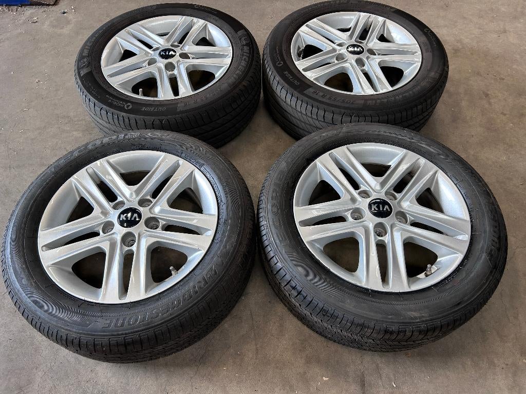 16 inch originele velgen + zomerbanden Kia (PRO) CEED, Gebruikt, 16 inch, Banden en Velgen, Personenwagen