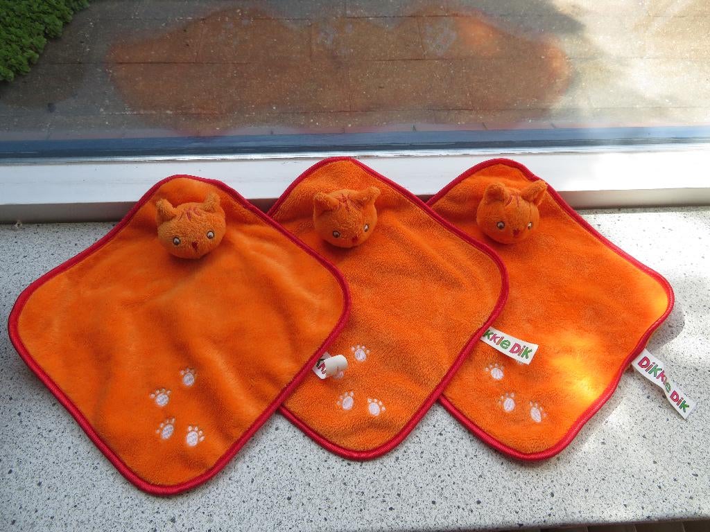 Knuffeldoek poes Dikkie Dik van Jet Boeke merk Happy Horse, Ophalen of Verzenden, Zo goed als nieuw