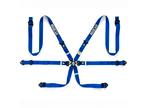 Sparco 6-punts gordel FIA HANS Blauw zwart rood, Auto diversen, Tuning en Styling, Ophalen of Verzenden