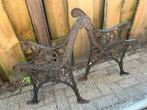 Gietijzeren tuinbankjes, Tuin en Terras, Tuinbanken, Ophalen, Gebruikt, Metaal