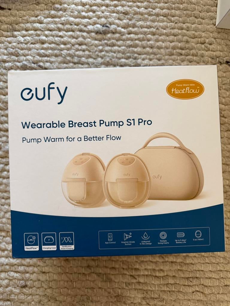 Eufy S1 Pro breast pump, Kinderen en Baby's, Babyvoeding en Toebehoren, Ophalen of Verzenden, Zo goed als nieuw, Overige typen