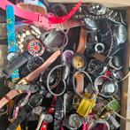 Partij oude horloges, Overige merken, Staal, Gebruikt, .