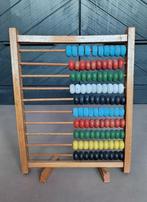 Vintage houten telraam met houten kralen, Ophalen of Verzenden, Gebruikt, Rekenen