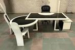 Bureau set zeer exclusive 7 delig zwart wit een topper, Ophalen, Zo goed als nieuw