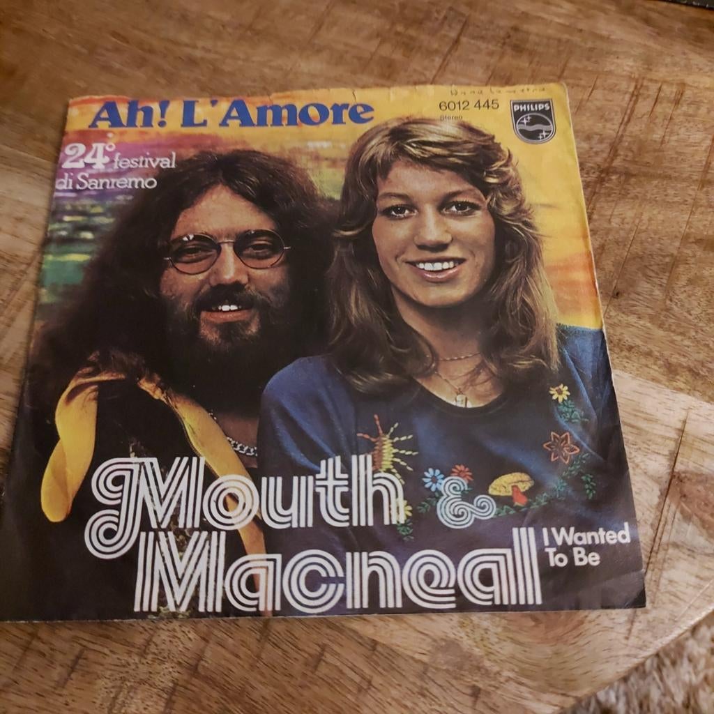 Mouth & macneal (Eurovisie Songfestival) / ah! L'amore, Ophalen of Verzenden, Zo goed als nieuw, Pop