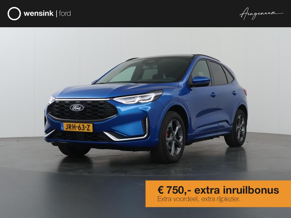 Ford Kuga 2.5 PHEV ST-Line X | Elekt inklapbare Trekhaak | P, Gebruikt, Blauw, Plug-in hybride, Bedrijf