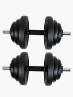 Dumbbell set 2x 10 kg, Ophalen, Zo goed als nieuw, Buik, Dumbbell