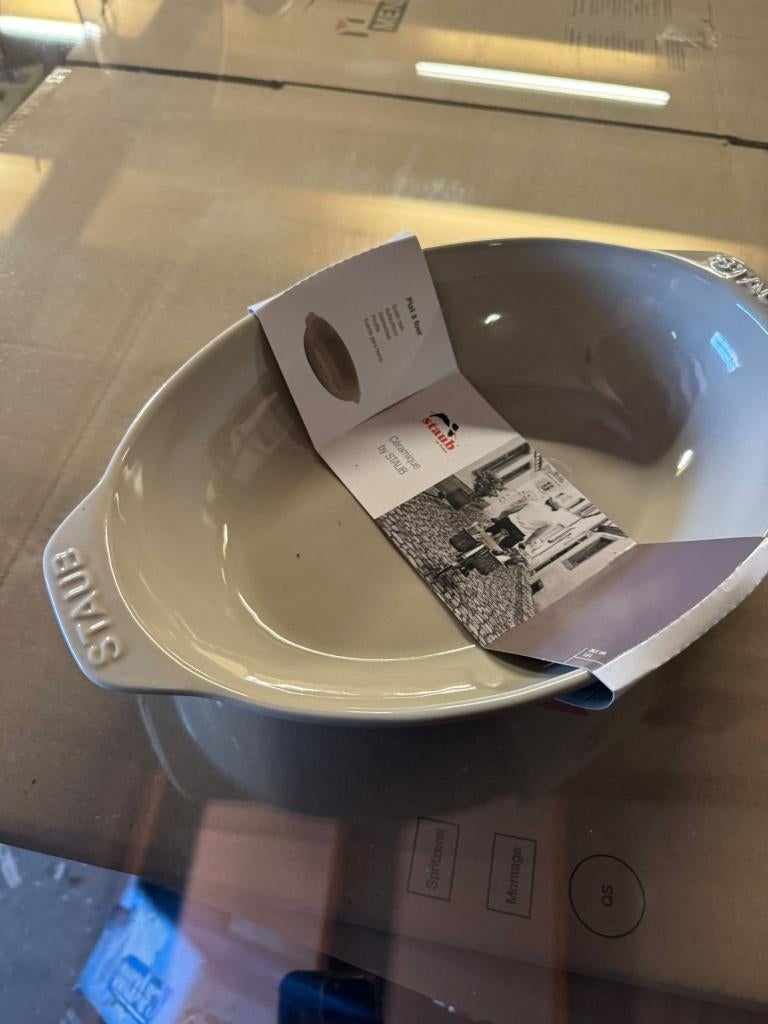Partij Staub ovenschaal keramiek (500), Ophalen, Keramiek, Nieuw, Schaal of Schalen