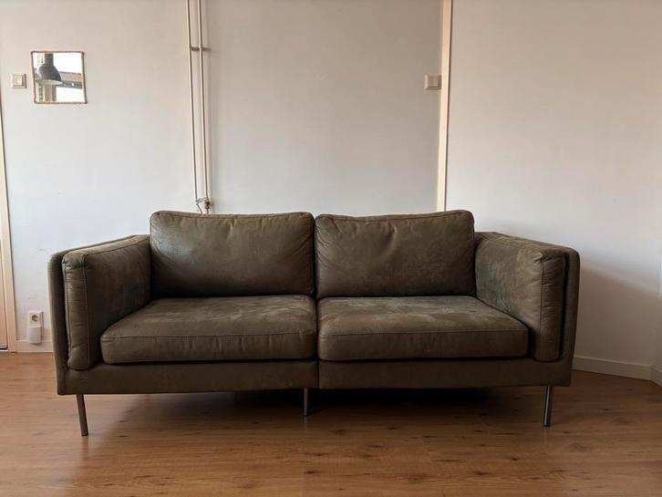 Sissy boy bank 2,5 zits ecoleer groen, Huis en Inrichting, Banken | Sofa's en Chaises Longues, Gebruikt, Driepersoons, 150 tot 200 cm