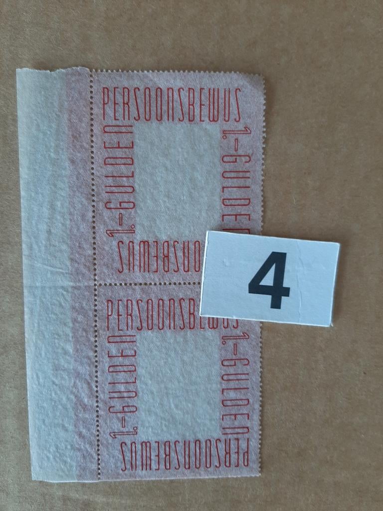 Persoonsbewijs Legeszegels  Fiscaalzegel Belastingzegel, Verzamelen, Militaria | Tweede Wereldoorlog, Ophalen of Verzenden, Landmacht