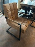 8 eetkamerstoelen, zo goed als nieuw, goede zit, Ophalen, Bruin, Zo goed als nieuw, Stof