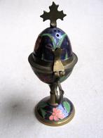 Geemailleerd koper wierook brander, Ophalen of Verzenden, Koper