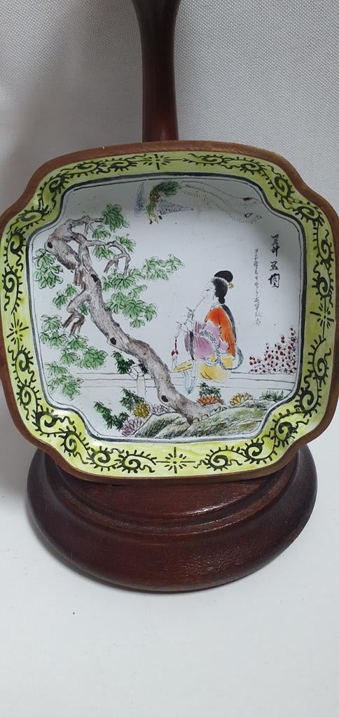 Chinees emaille schaaltje kanton, Antiek en Kunst, Ophalen of Verzenden