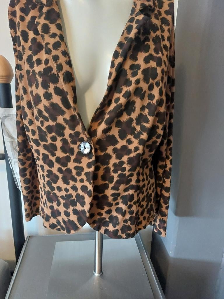 Blazer met print Juffrouw Jansen maat 38/40, Ophalen of Verzenden