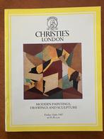Christie's London Modern paintings, drawings, sculpture, Verzenden, Gelezen, Catalogus