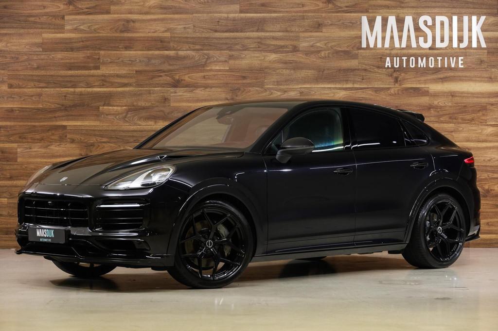 Porsche Cayenne Coupe 2.9 S|Techart|Akra|Ventilatie|Pano|HUD, Automaat, Cayenne, Zwart, Leder