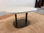 Nieuw Leolux Toveri Salontafel Ceramic Strata Argentum Tafel, Leolux, Nieuw, Minder dan 50 cm, Rechthoekig