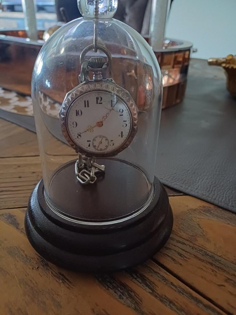 Zilveren Zakhorloge uit 1926 in Zeer Goede Staat, Sieraden, Tassen en Uiterlijk, Horloges | Antiek, Overige merken, Zakhorloge