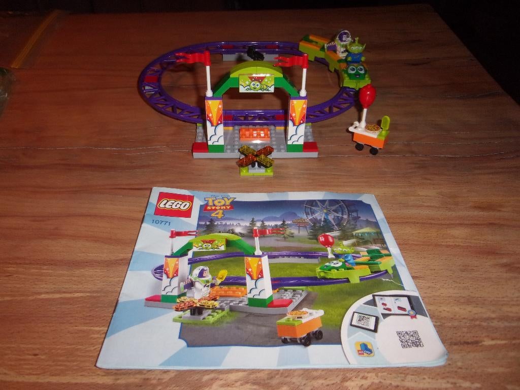Lego Toy Story 4 10771-1 Carnivall Thrill Coaster uit 2019, Gebruikt, Overige thema's, Lego, Ophalen of Verzenden