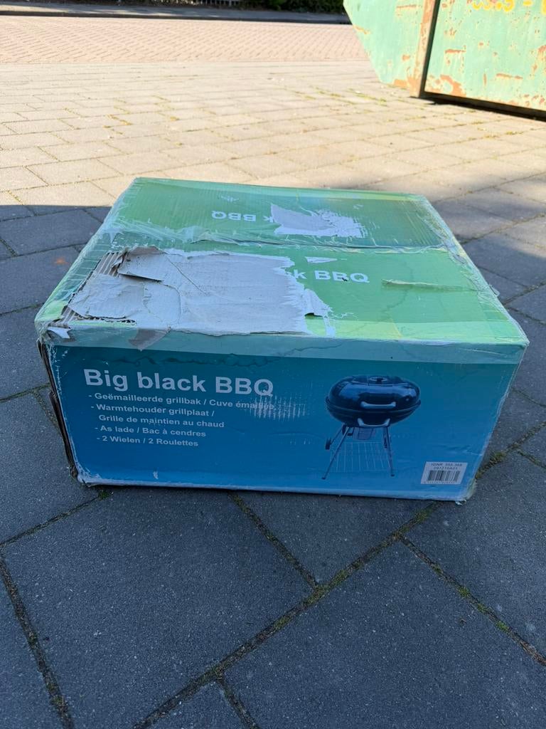 Big black bbq, Ophalen, Zo goed als nieuw